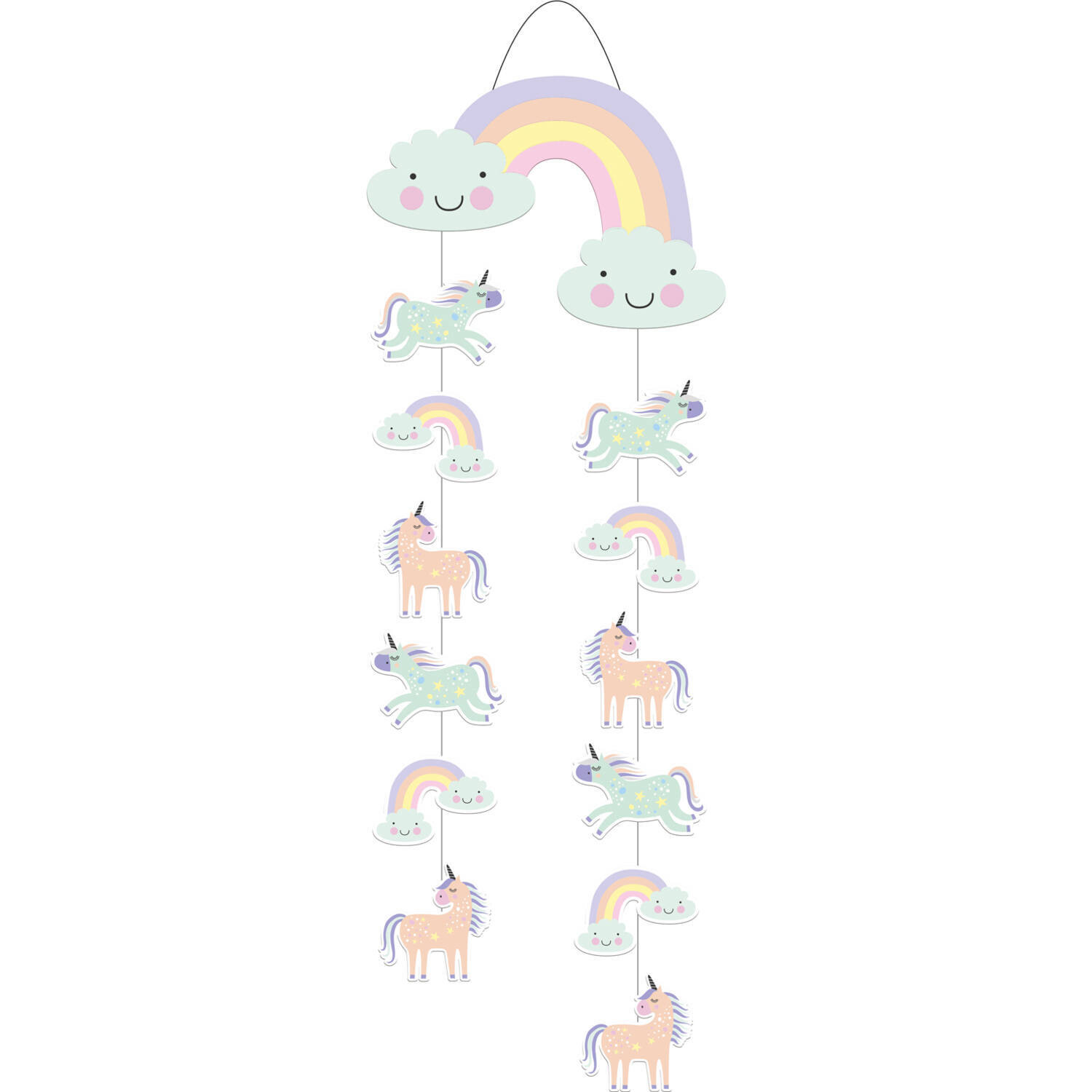 Κρεμαστό Διακοσμητικό Unicorns &amp; Rainbows
