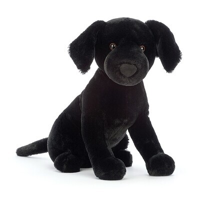 Λούτρινη Κούκλα Σκύλος Black Labrador Jellycat