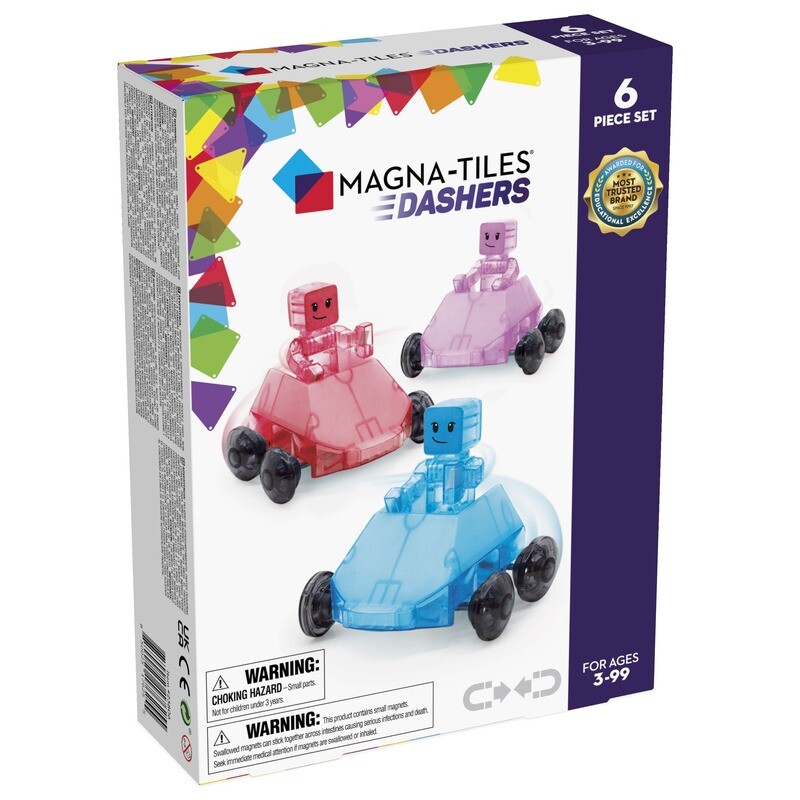 MAGNA-TILES Μαγνητικό Παιχνίδι 6 κομματιών Dashers