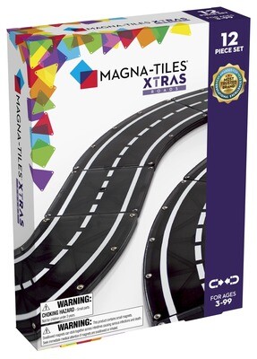 MAGNA-TILES Μαγνητικό Παιχνίδι 12 κομματιών XTRAS Roads