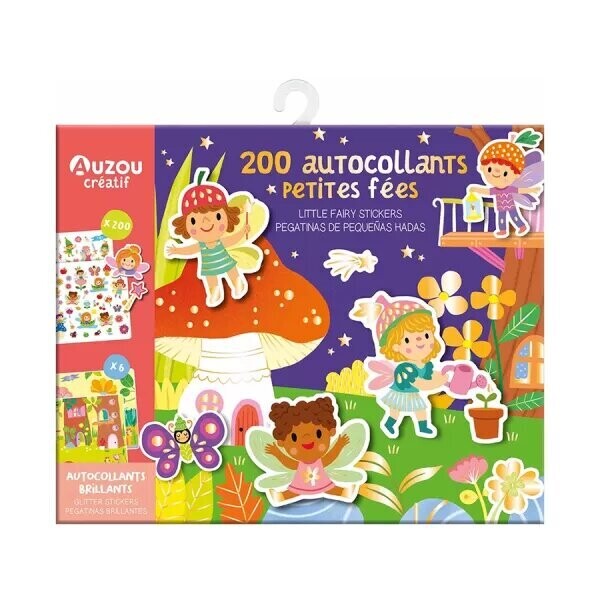 Επαναχρησιμοποιούμενα Αυτοκόλλητα Little Fairies Auzou