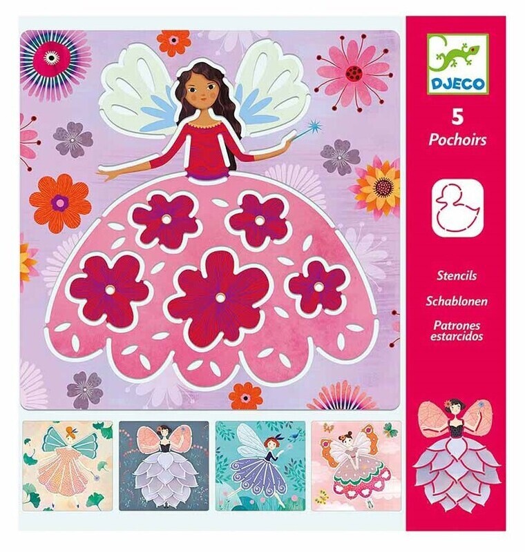 Στένσιλ Σχεδίασης "Νεράιδες" Djeco