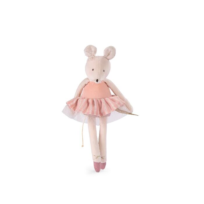 Κούκλα Λούτρινη Ποντικίνα Ροζ Moulin Roty