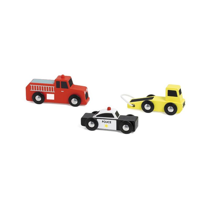 Σετ Ξύλινα Αμαξάκια Service Cars Classic WORLD