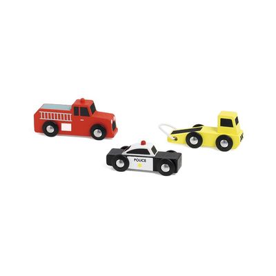 Σετ Ξύλινα Αμαξάκια Service Cars Classic WORLD