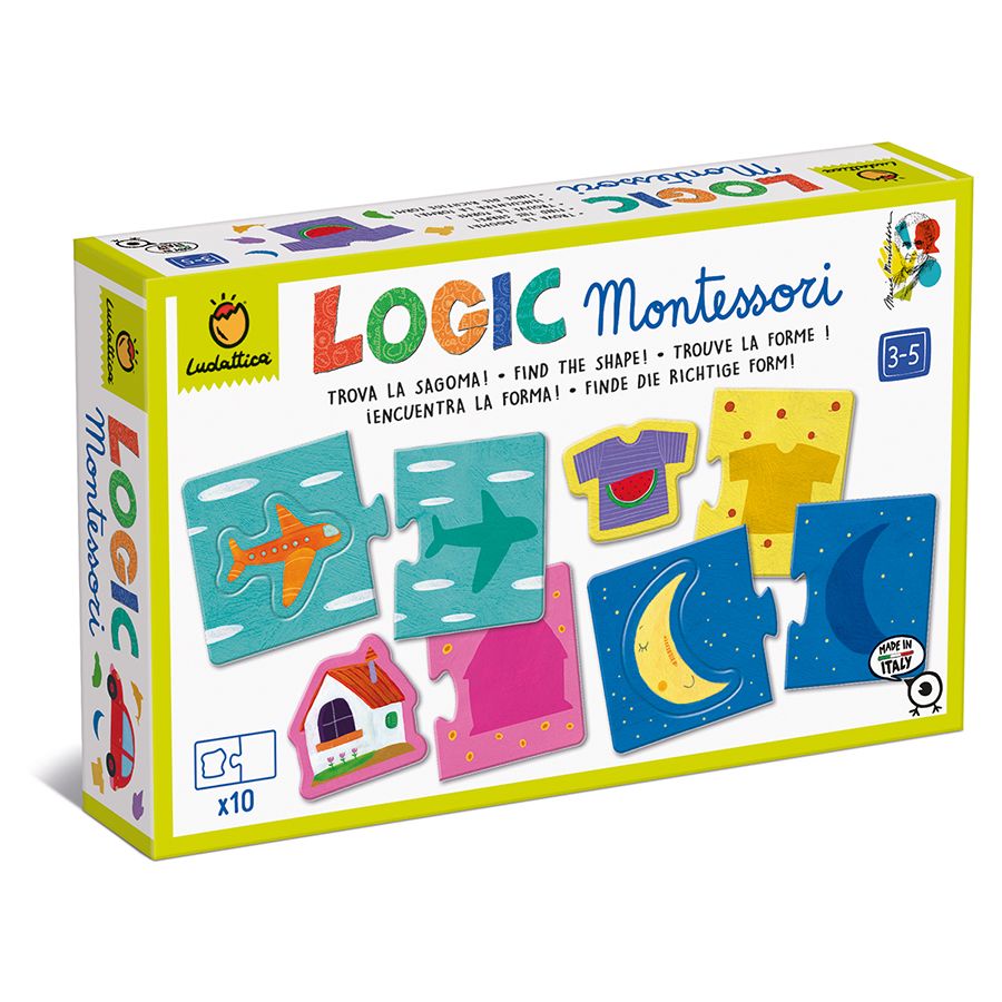 Παζλ Logic Montessori: Βρες το Σχήμα Ludattica