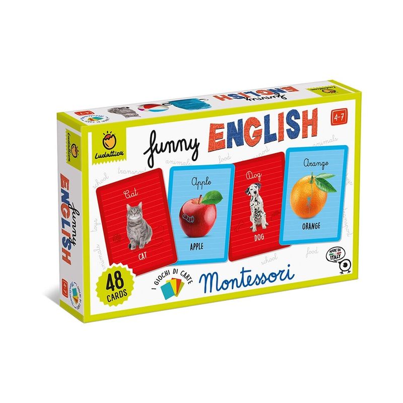 Κάρτες Montessori “Funny Engilsh” Ludattica​