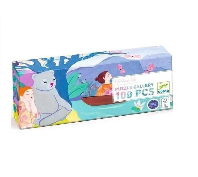 Παζλ Γίγας Λίμνη με Παιδιά 100 pcs Djeco