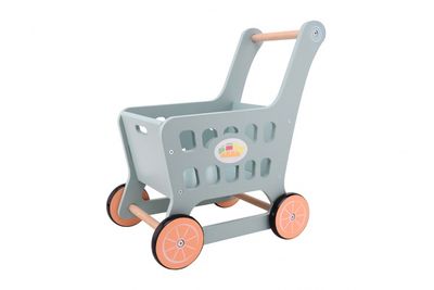 Ξύλινο Καρότσι για Ψώνια