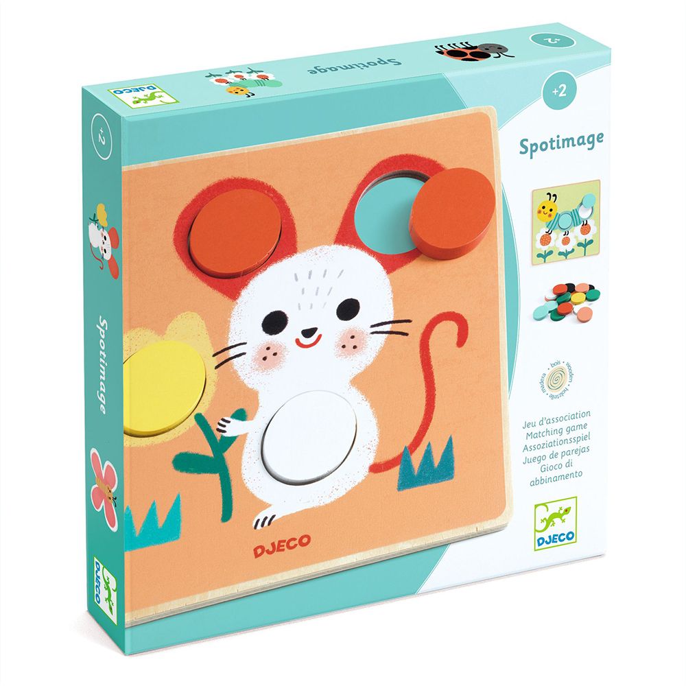 Ξύλινο Εκπαιδευτικό Παιχνίδι Αντιστοίχισης Χρωμάτων Djeco