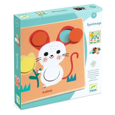 Ξύλινο Εκπαιδευτικό Παιχνίδι Αντιστοίχισης Χρωμάτων Djeco