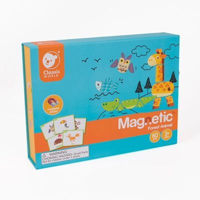 Μαγνητικό Παιχνίδι Ζώα του Δάσους Classic WORLD