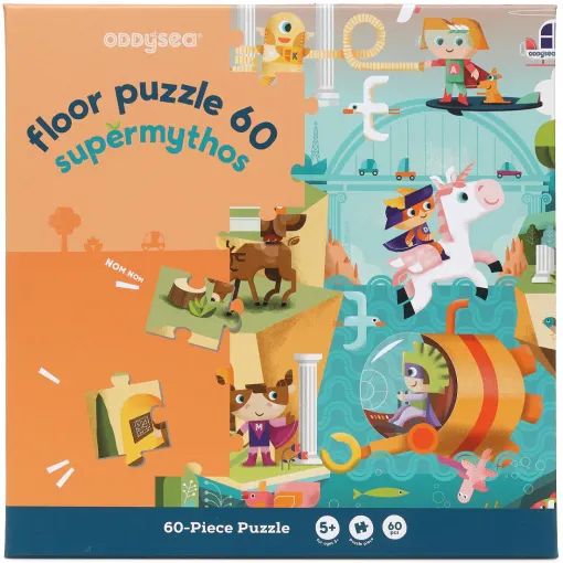 Παζλ Δαπέδου 60 τμχ. Oddy at sea- Supermythos