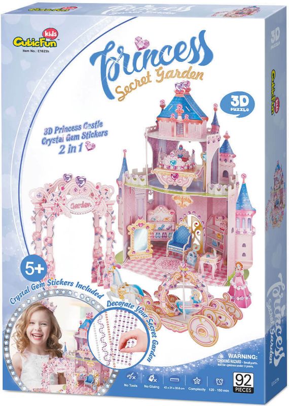 Princess Secret Garden – Κουκλόσπιτο 3D CUBIC FUN