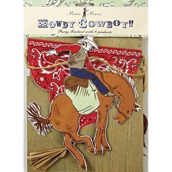 Γιρλάντα  &quot;Cowboy&quot; Meri Meri