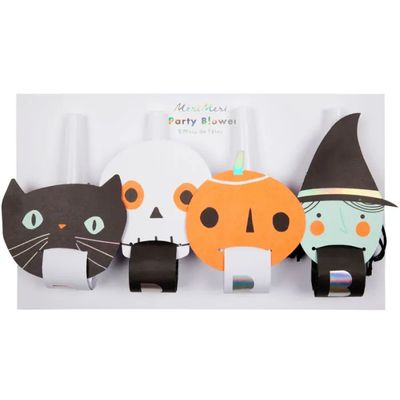 Σφυρίχτρες Πάρτι Halloween &quot;Spooky&quot; – Meri Meri | Σετ 4 Τεμαχίων