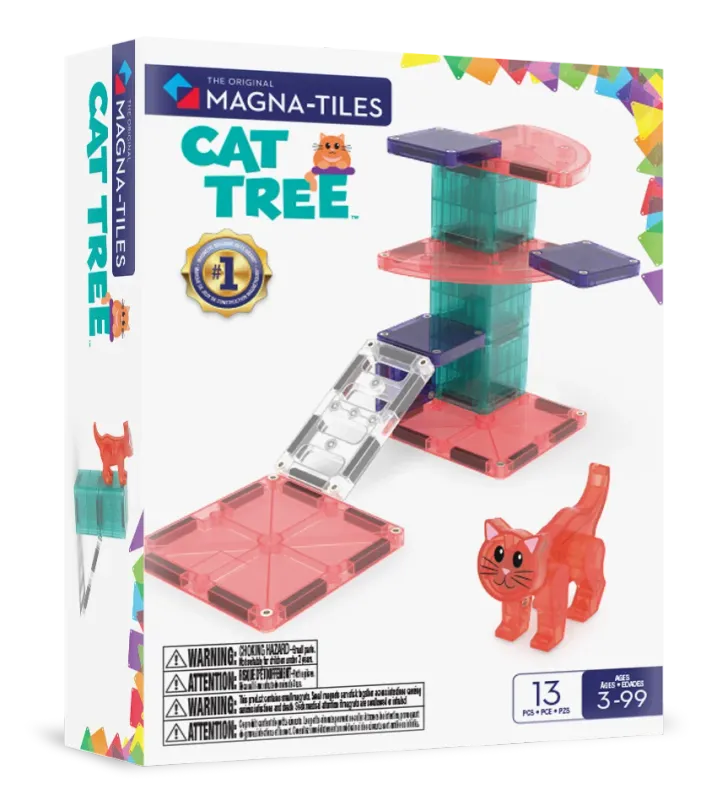 MAGNA-TILES Μαγνητικό Παιχνίδι 13 κομματιών Cat Tree