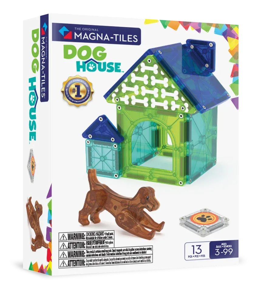 MAGNA-TILES Μαγνητικό Παιχνίδι 13 κομματιών Dog House