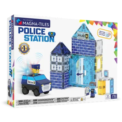 MAGNA-TILES Μαγνητικό Παιχνίδι 35 κομματιών Police Station