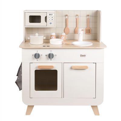 Παιδική Ξύλινη Κουζίνα με Αξεσουάρ Classic WORLD
