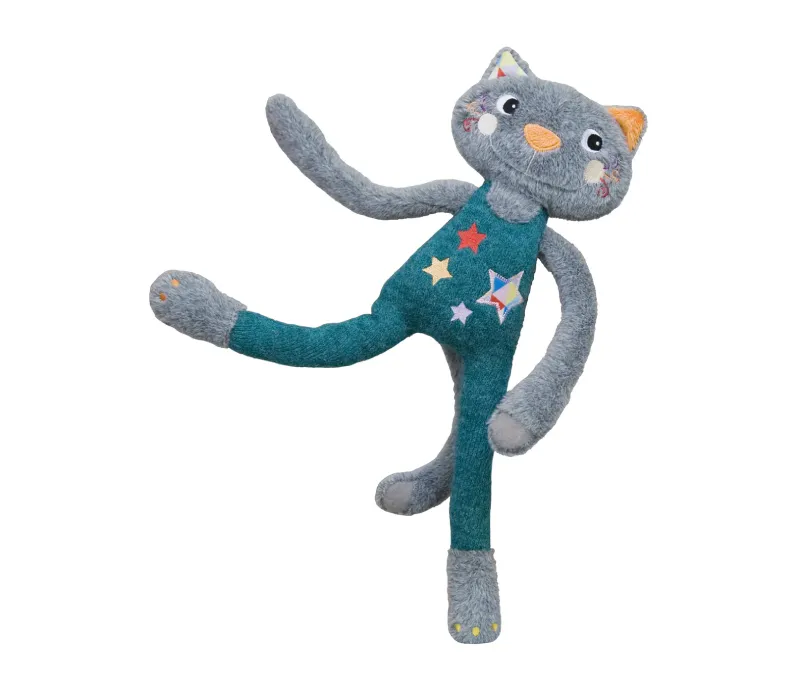Λούτρινη Κούκλα Γάτος Ακροβάτης Ebulobo