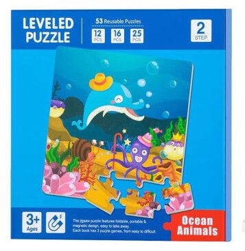 Μαγνητικό Βιβλίο Ocean Animals 3 σε 1