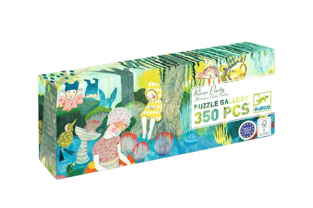 Παζλ Γίγας Πάρτυ στο Ποτάμι 350 pcs Djeco