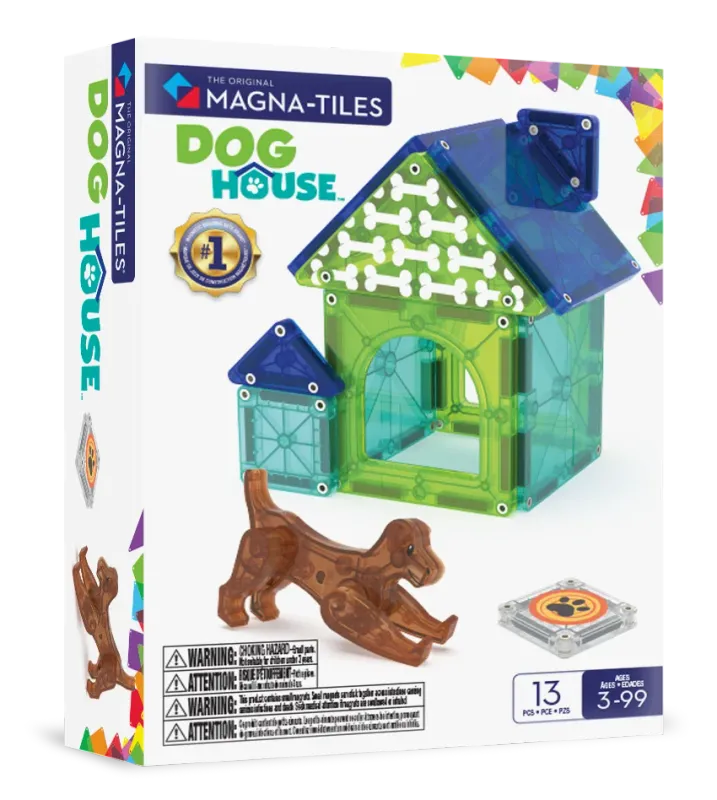 MAGNA-TILES Μαγνητικό Παιχνίδι 13 κομματιών Dog House