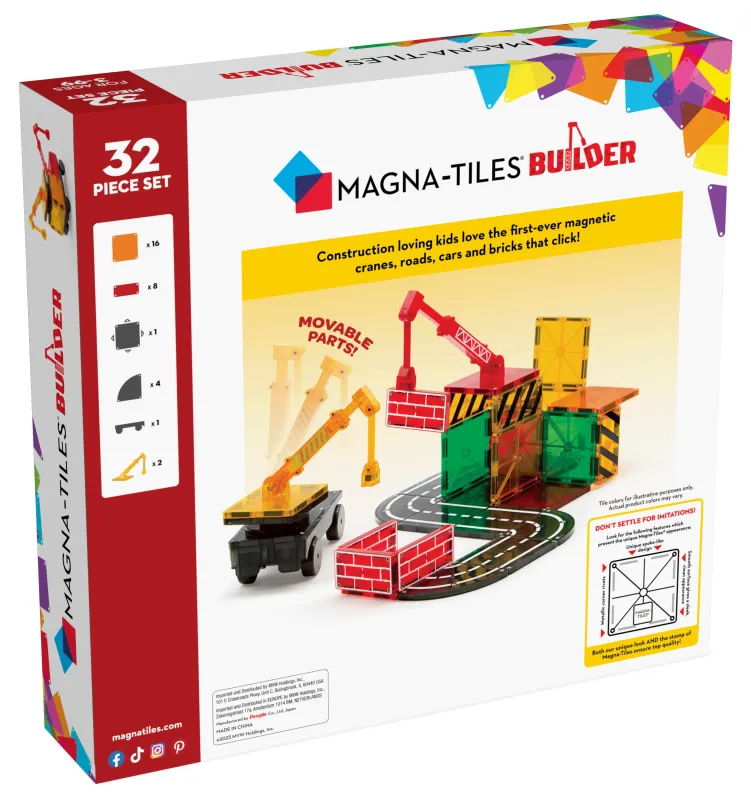 MAGNA-TILES Μαγνητικό Παιχνίδι 32 κομματιών Builder