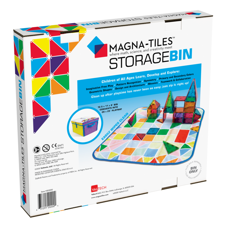 MAGNA-TILES Καλάθι Αποθήκευσης &amp; Επιφάνεια Παιχνιδιού