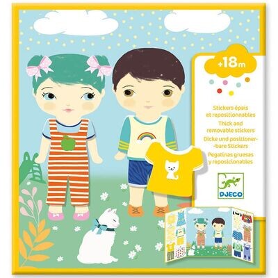 Επαναχρησιμοποιούμενα Αυτοκόλλητα Djeco