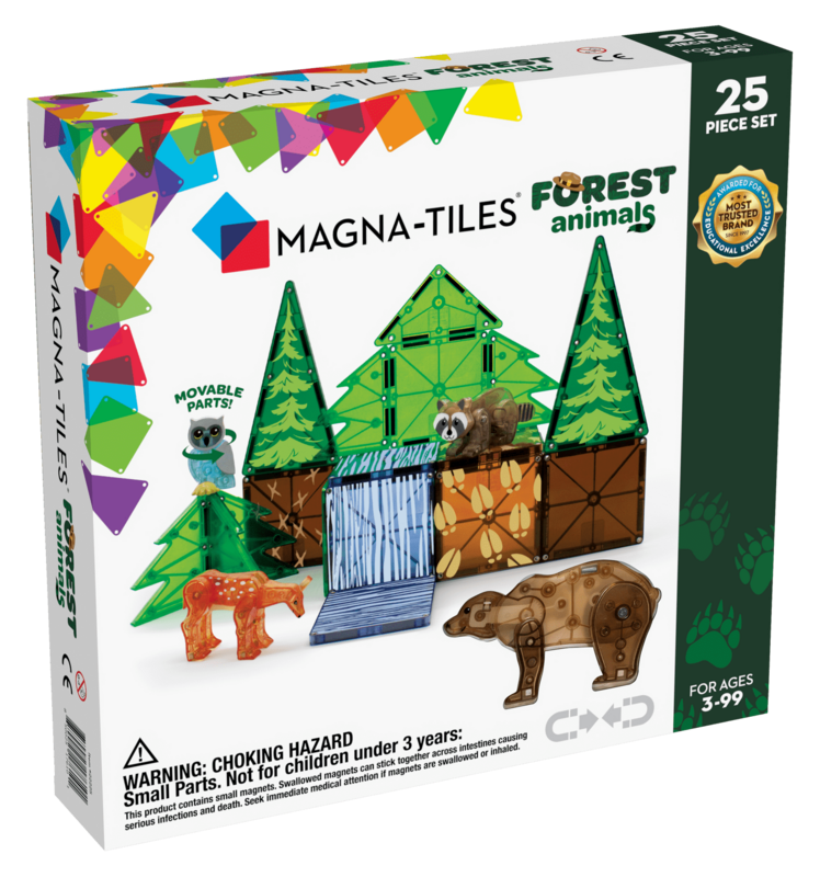 MAGNA-TILES Μαγνητικό Παιχνίδι 25 κομματιών Forest