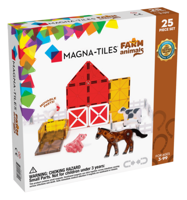 MAGNA-TILES Μαγνητικό Παιχνίδι 25 κομματιών Farm