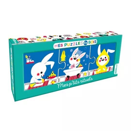 Ξύλινα Παζλ- Μικρές Καθημερινές Συνήθειες Auzou