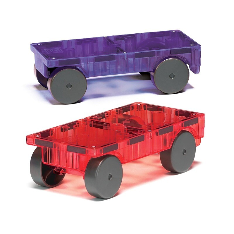 MAGNA-TILES Μαγνητικό Παιχνίδι 2 κομματιών Cars Expansion
