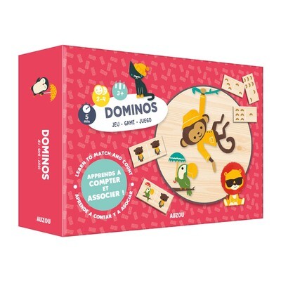 Επιτραπέζιο Ξύλινο Παιχνίδι Ντόμινο Auzou