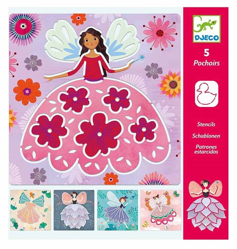 Στένσιλ Σχεδίασης "Νεράιδες" Djeco