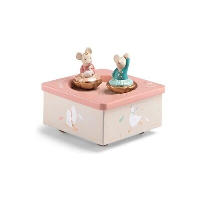 Μουσικό Κουρδιστό Κουτί Ποντικίνες Μπαλαρίνες Moulin Roty