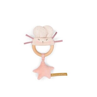 Κουδουνίστρα-Μασητικό για Μωρά Ποντικάκι Moulin Roty