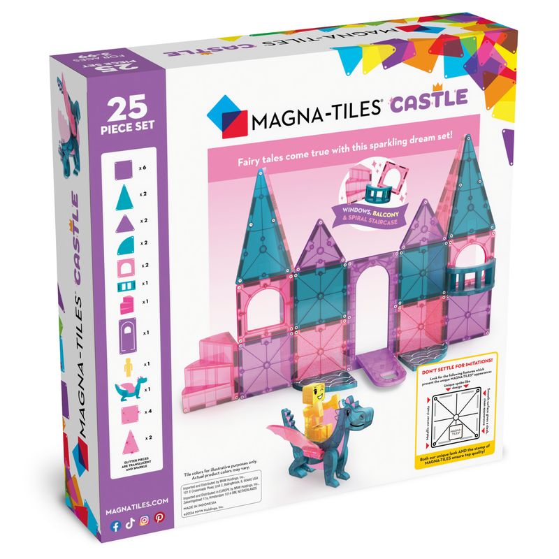 MAGNA-TILES Μαγνητικό Παιχνίδι 25 κομματιών Castle