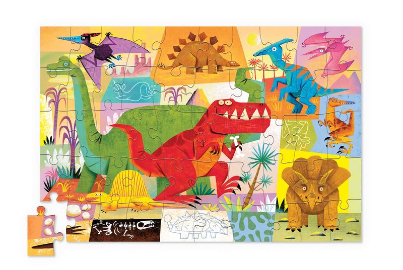 Μίνι Παζλ Dino World 50 κομματιών