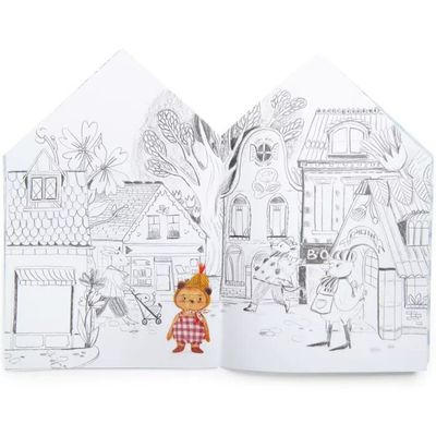 Βιβλίο Ζωγραφικής με Αυτοκόλλητα Les Minouchkas Moulin Roty