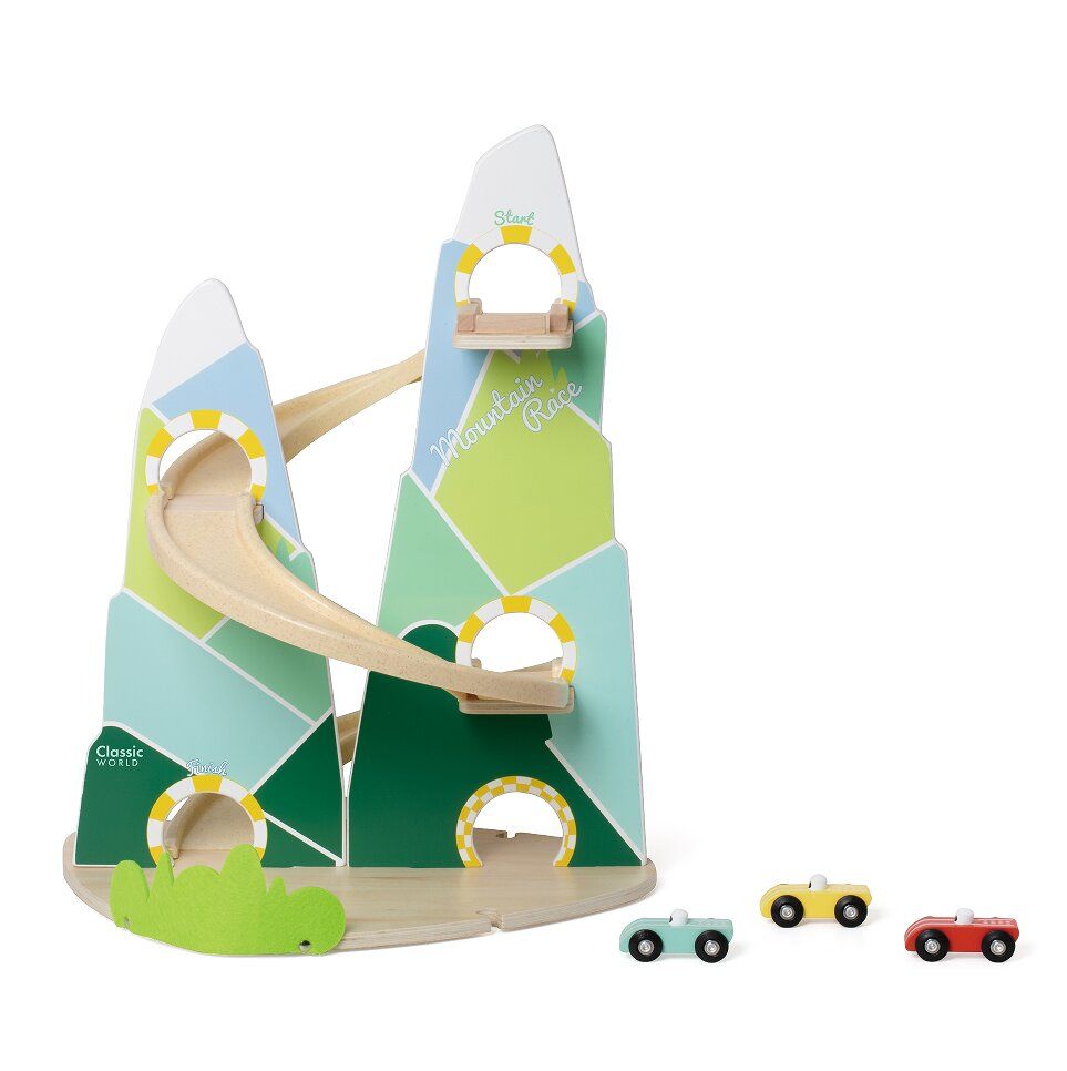 Ξύλινη Κατρακύλα Αυτοκινητάκια