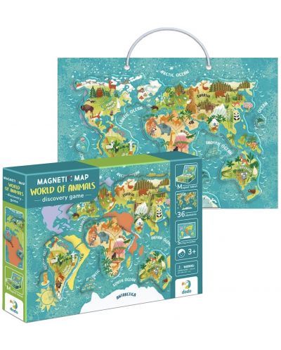 Μαγνητικό Εκπαιδευτικό Παιχνίδι World of Animals