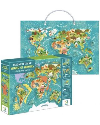 Μαγνητικό Εκπαιδευτικό Παιχνίδι World of Animals