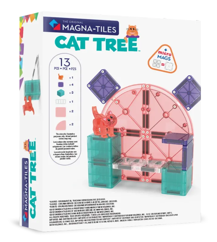 MAGNA-TILES Μαγνητικό Παιχνίδι 13 κομματιών Cat Tree