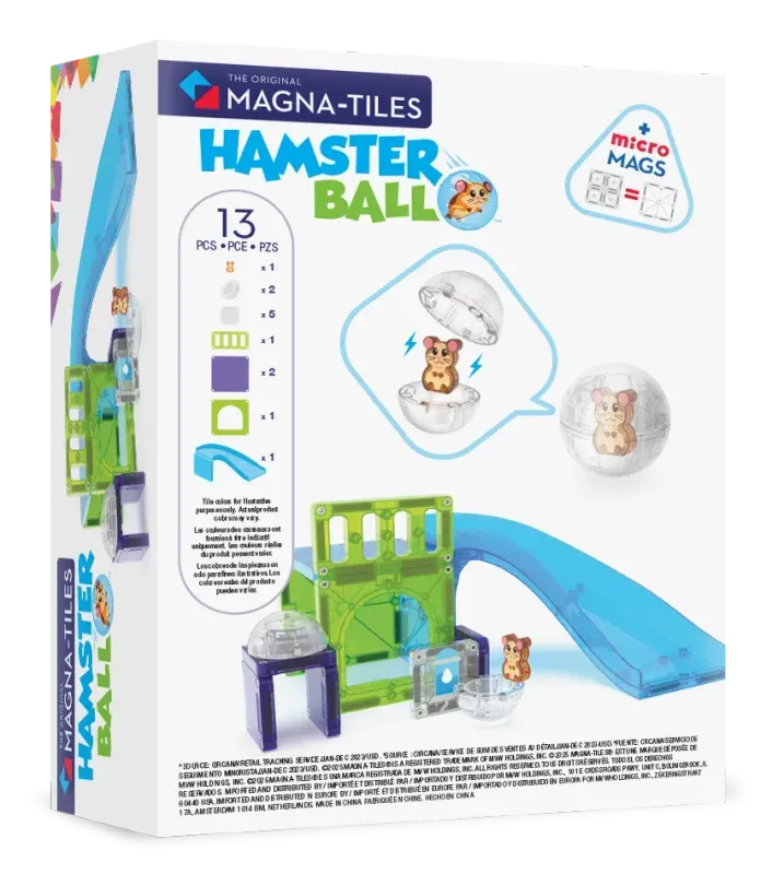 MAGNA-TILES Μαγνητικό Παιχνίδι 13 κομματιών Hamster Ball