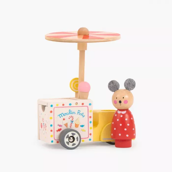 Ξύλινο Τρίκυκλο Παγωτατζής Moulin Roty