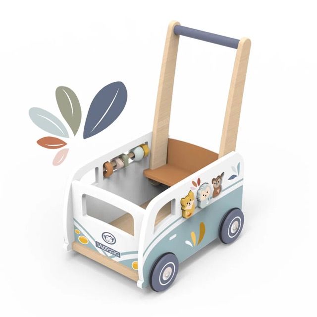 Ξύλινη Περπατούρα Δραστηριοτήτων Λεωφορείο