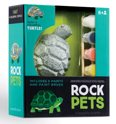 Σετ Ζωγραφικής Rock Pets Turtle Crocodile Creek